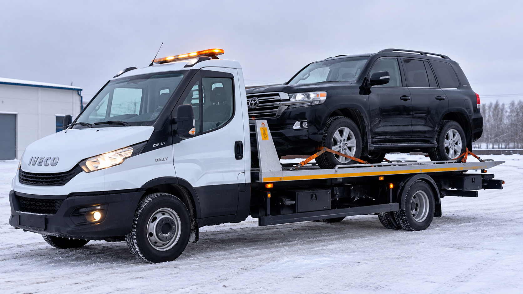 Эвакуатор Iveco Daily компании Везу
